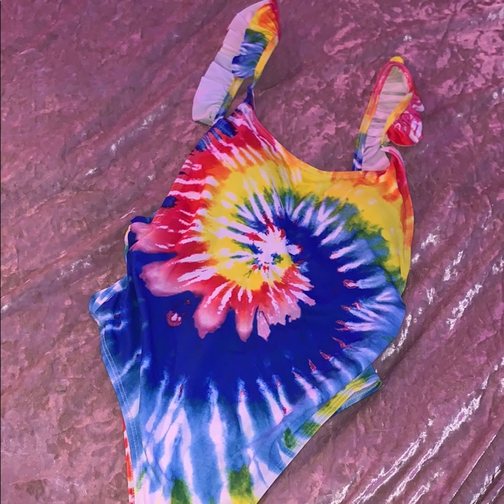 One Piece Tye Dye Swimsuit